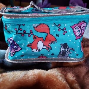 A makeup bag